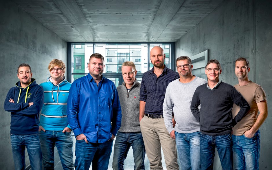 Gruppenfoto Terminal- und Zuglaufsteuerung boxXpress
